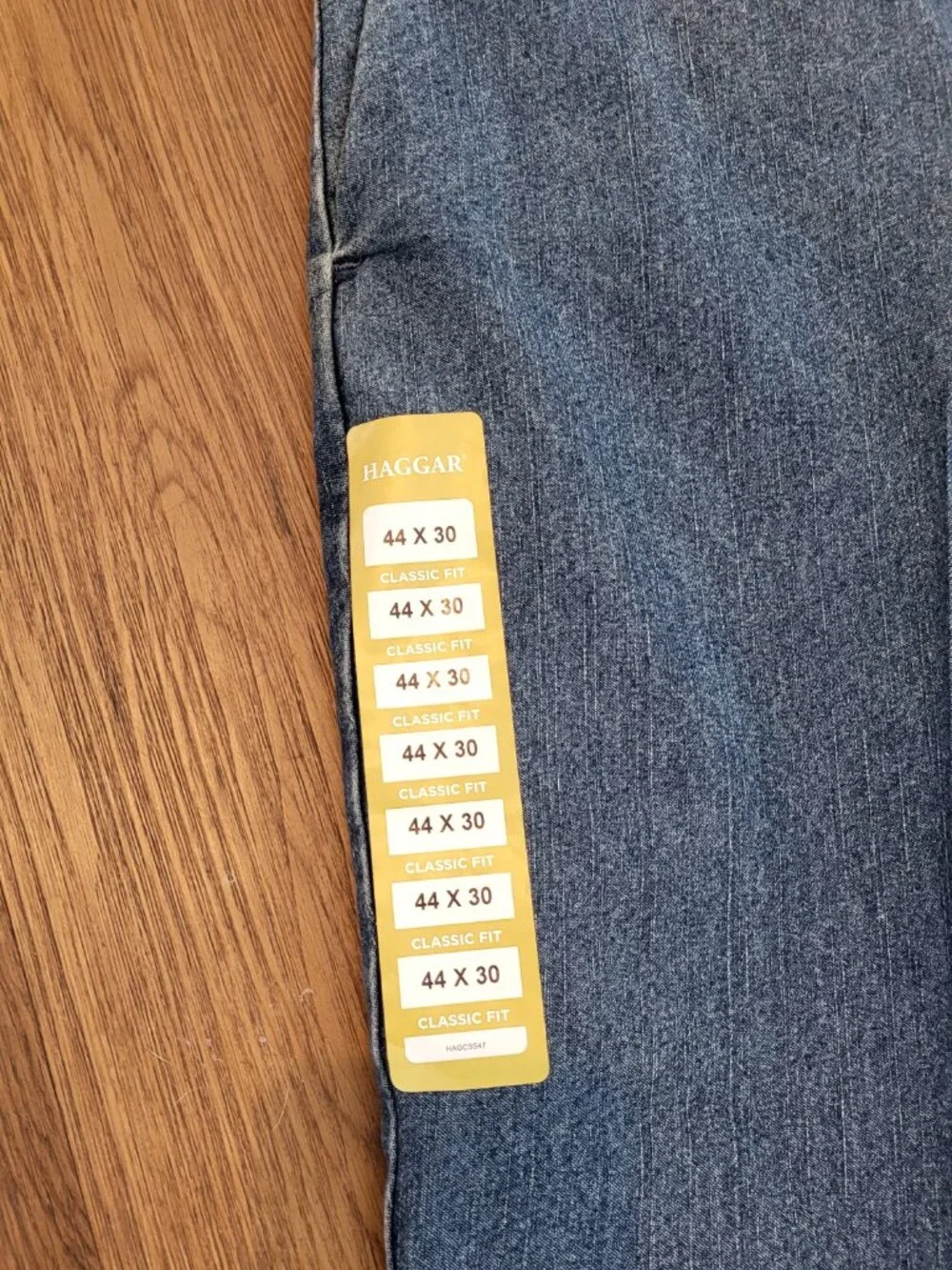 NWT Haggar Premium Stretch Denim 44x30